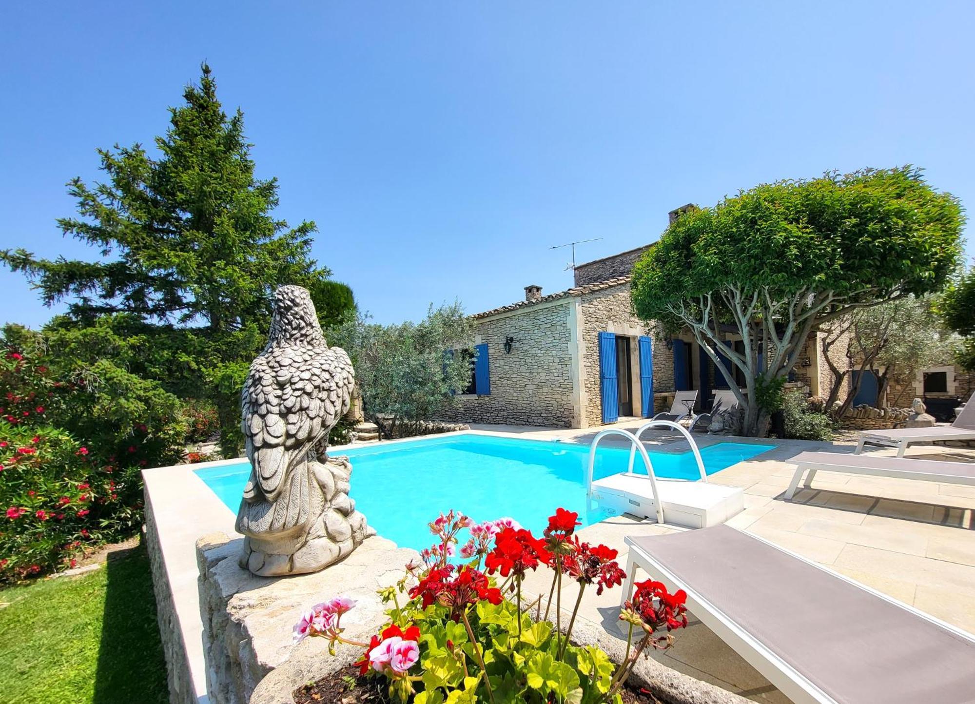 "La Massette Du Cheval Blanc" Villa De Caractere En Pierre LʼIsle-sur-la-Sorgue Dış mekan fotoğraf