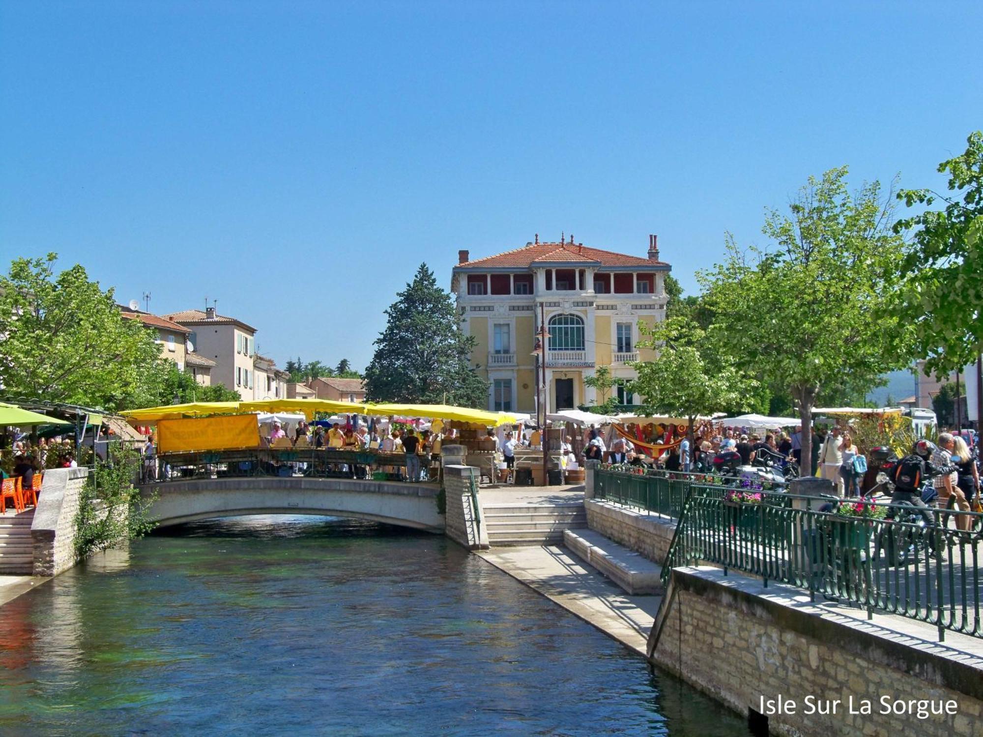 "La Massette Du Cheval Blanc" Villa De Caractere En Pierre LʼIsle-sur-la-Sorgue Dış mekan fotoğraf
